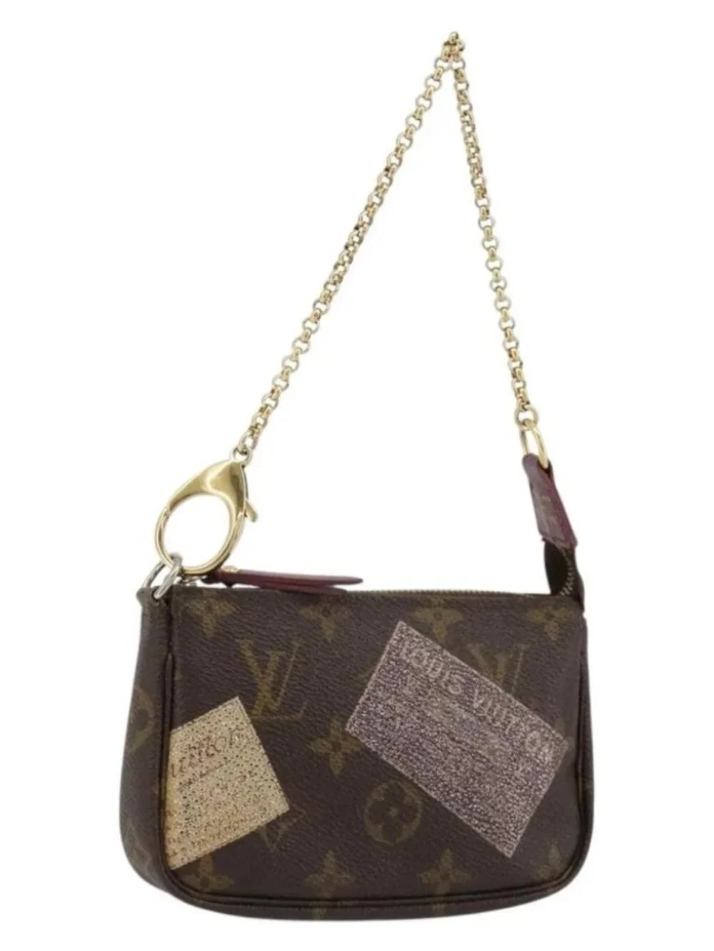 LOUIS VUITTON Monogram Trunk Mini Pochette Accessoires Pouch M63798 Auth 180704